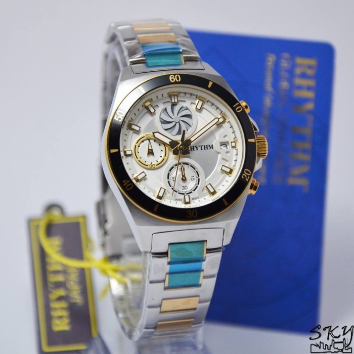 ✅Ori Rhythm S1405S03 - Jam Tangan Pria Original - Silver Terbaru