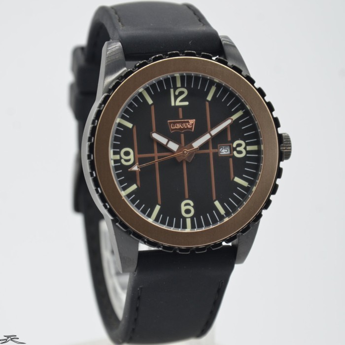 ✅Original Levis Ltj0505 - Jam Tangan Pria Rubber Original - Black Limited