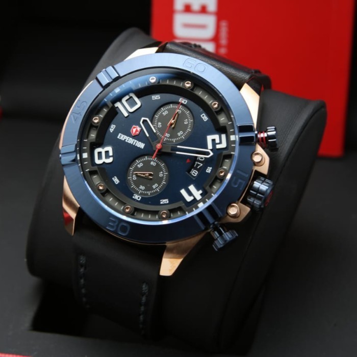 ✅Original Expedition Pria E6763 / E 6763 Rosegold Blue Black Original Diskon