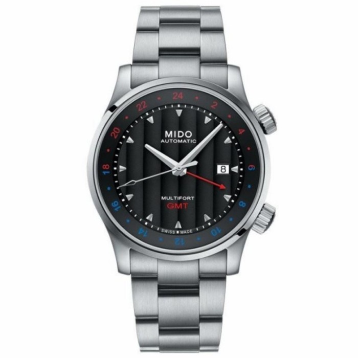 ✅Original Mido M005.929.11.051.00 Multifort Two Crowns Automatic Black Dial Terbatas