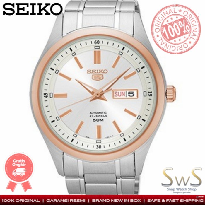 ✅Original Jam Tangan Pria Seiko 5 Snkn90 Original Snkn90K1 Automatic Diskon