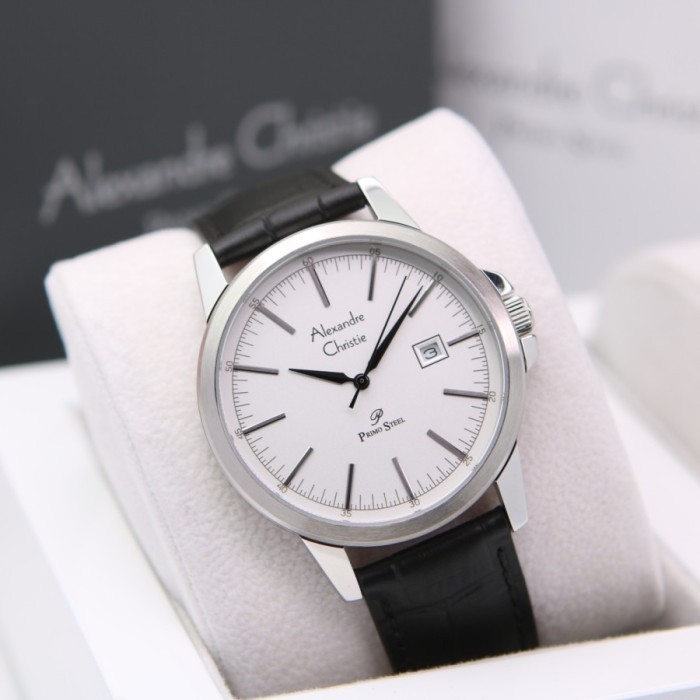 ✅Original Jam Tangan Pria Alexandre Christie Ac 1008 Silver Original Ac1008 Limited