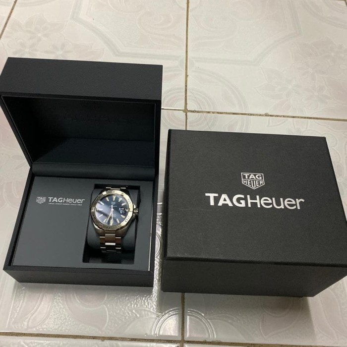 ✅Original Tag Heuer Aquaracer Cal5 Steel Bezel Blue Dial 2016 Terbaru