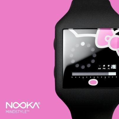 ✅Original Nooka X Hello Kitty Zub 20 Black Wristwatch Original Nooka Newyork Terbatas