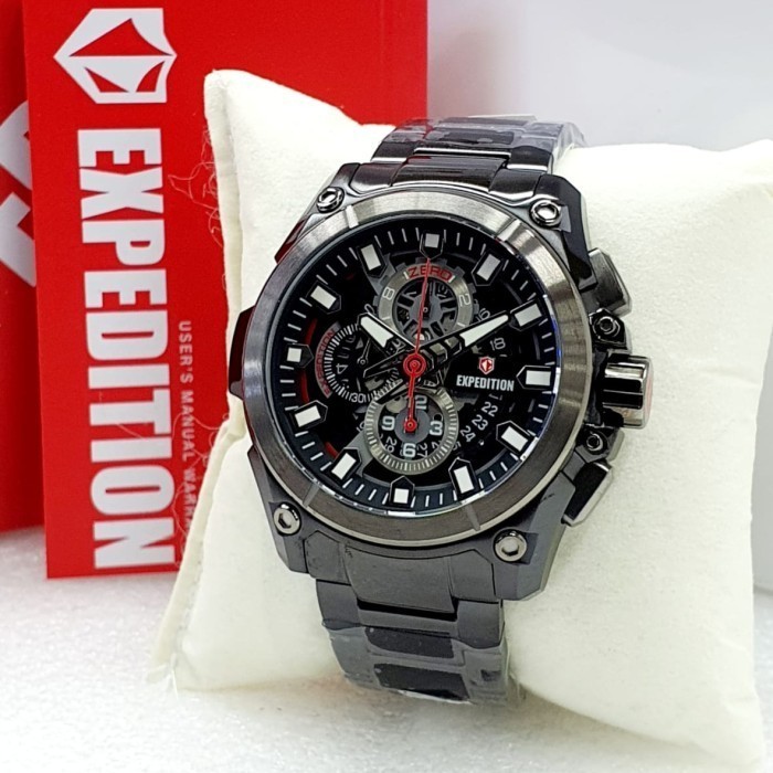 ✅Original Jam Tangan Pria Expedition 6793 Exp6793 E6793 Black Original Terbaru