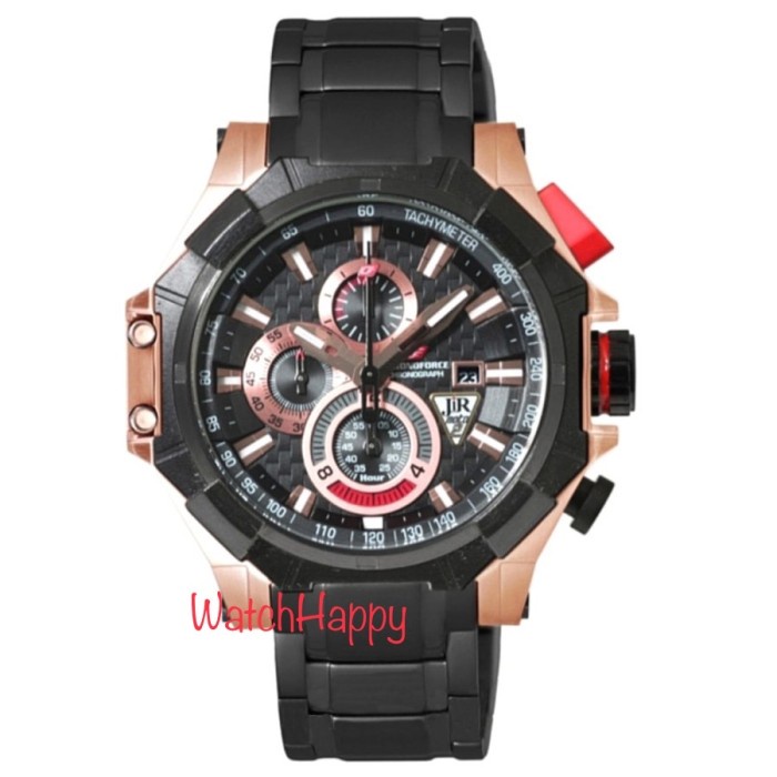 ✅Sale Watchhappy Chronoforce 5209 Cf5209 Cf 5209 Black Rose Men 100Original Terbaru