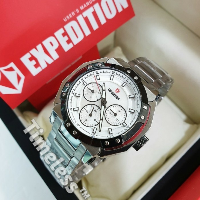 ✅Termurah Jam Tangan Wanita Expedition E 6385 B Silver Terbatas