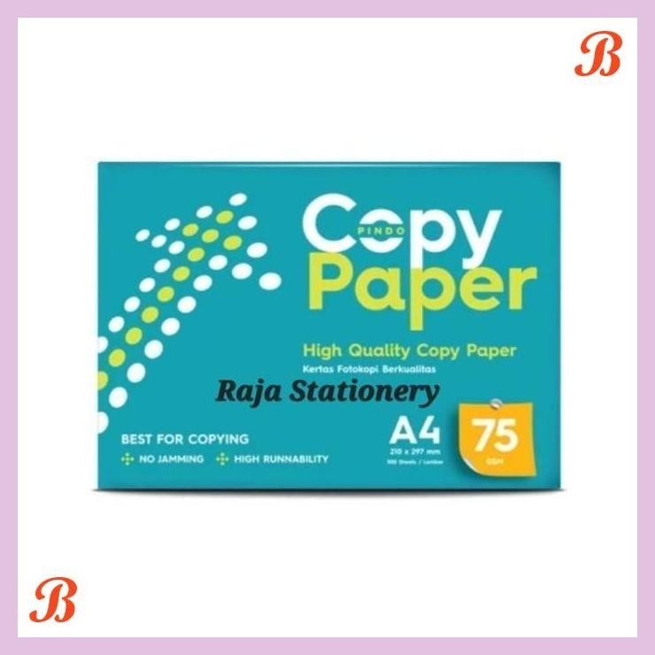 

| KG | COPY PAPER A4 F4 75GR KERTAS HVS A4 70GR 75GR F4 KUALITAS PAPERONE