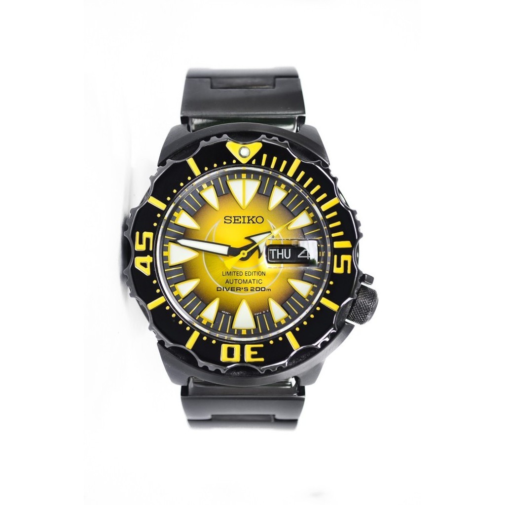 ✅Ori Seiko Monster Moon Yellow Dial Srp457 / Srp457K1 Thailand Limited Diskon