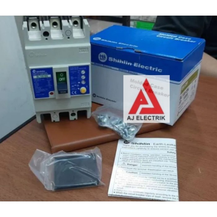 [New Ori] Shihlin Elcb 4Pole 60A Bl100-Sn / Elcb 4 Pole 75 100 Ampere Terbatas