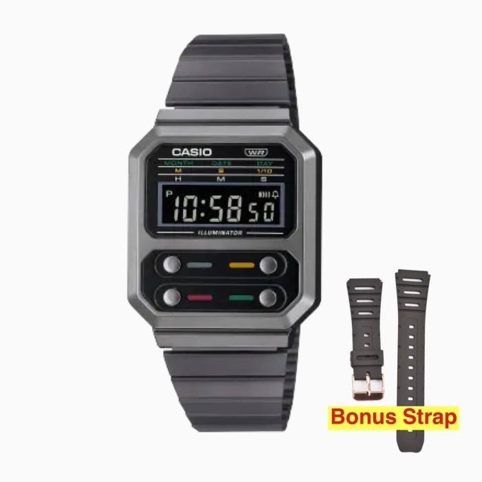 ✅Ori Jam Tangan Digital Pria Casio A100Wegg-1Adf Limited