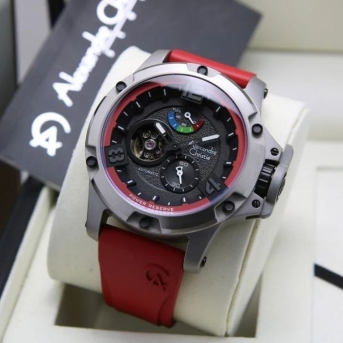 ✅Ori Alexandre Christie Pria Original Ac6295 / Ac 6295 Automatic Yellow Limited