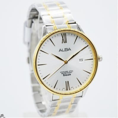 ✅Ori Jam Tangan Pria Alba As9E86X1 Rantai Silver Gold Original Murah Limited