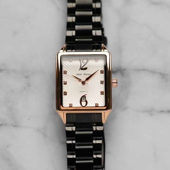 ✅Ori Jam Tangan Pria Jean Alexis Vilgot Ghst Ja122 White Dial 32Mm Limited