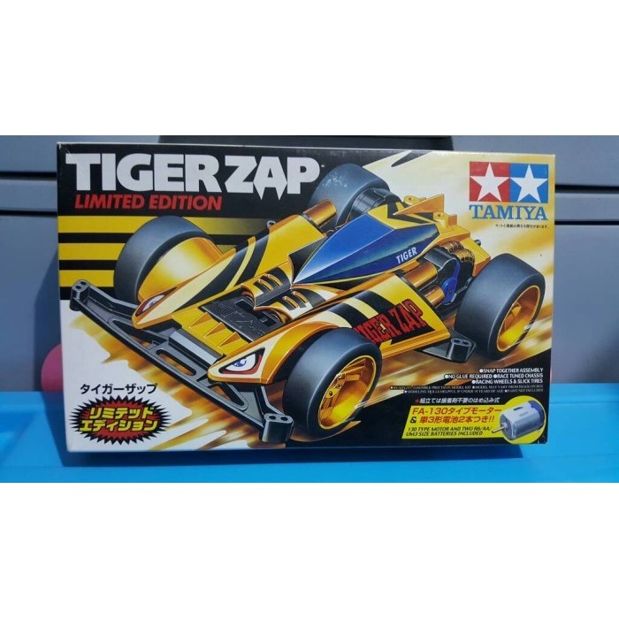 [Original] Tamiya Mini 4Wd Tiger Zap Limited Edition Made In Japan Terbatas
