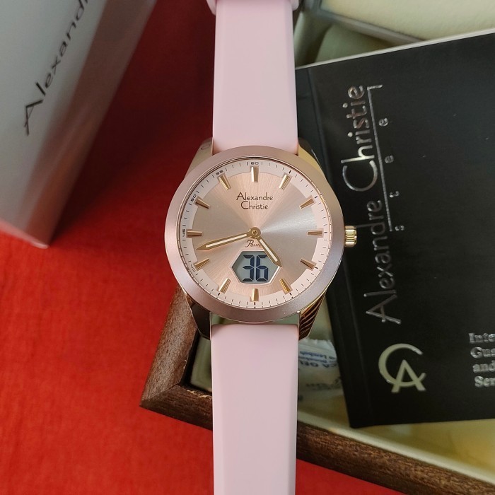 ✨Baru Jam Wanita Original Alexandre Christie Ac 9394 Lh Solid Stainless Berkualitas
