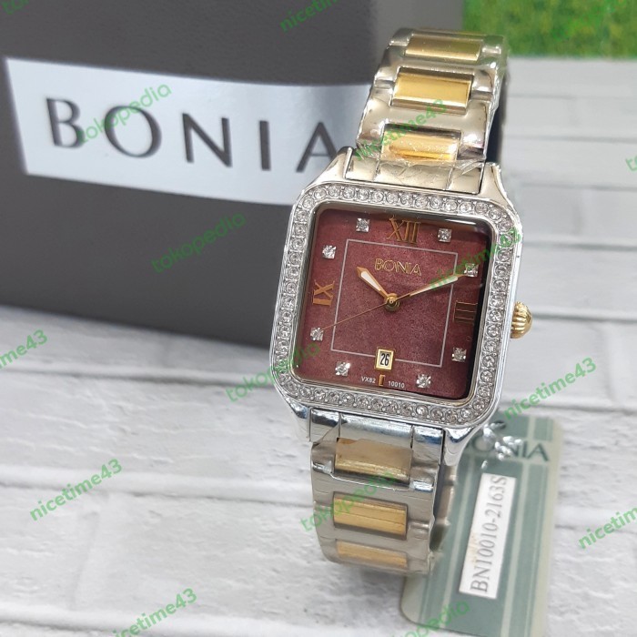 ✨Baru Jam Tangan Wanita Bonia Original Bn10010-2163S Kotak Terbatas