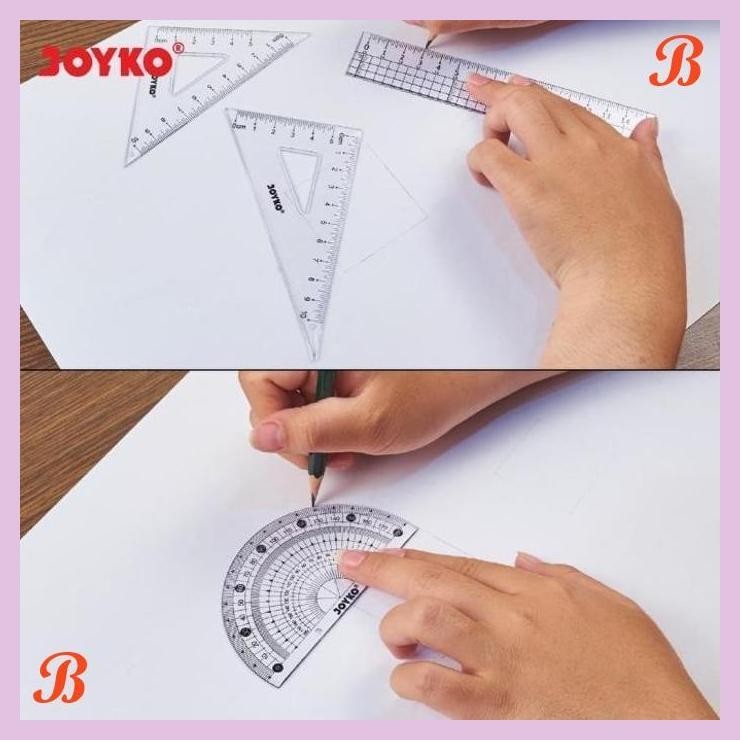 

| KG | JOYKO RULER SET 4PCS SET PENGGARIS BUSUR RL-PS2