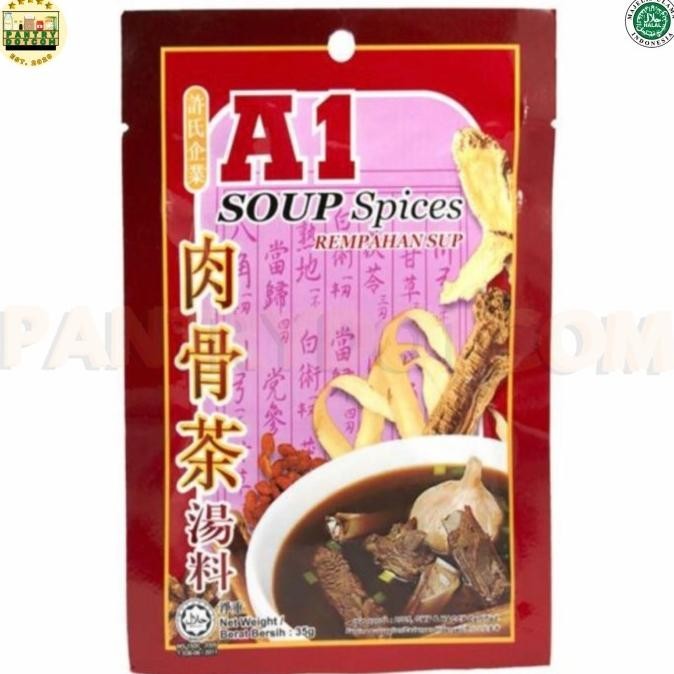

Termurah A1 SOUP SPICES/ SUP REMPAH BAK KUT TEH 35gram