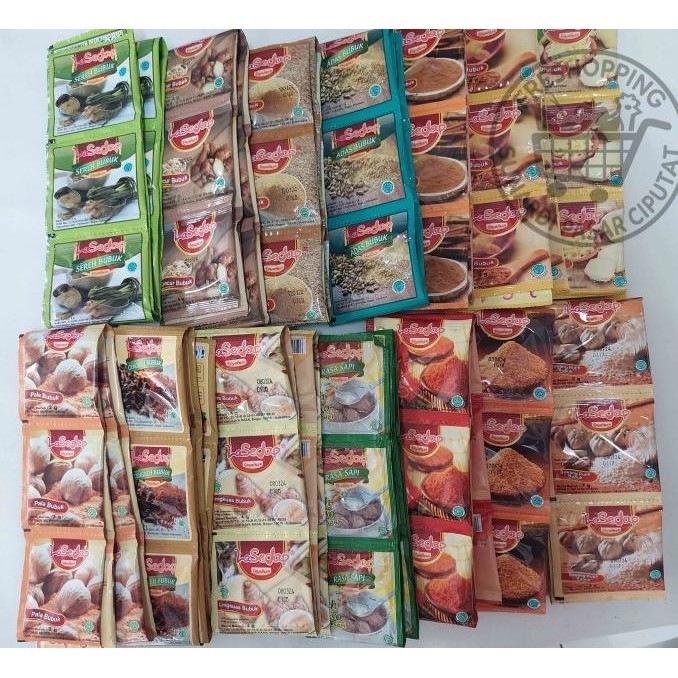 

Termurah All Varian Bumbu Rempah Bubuk LaSedap 1 renceng (12sachet)