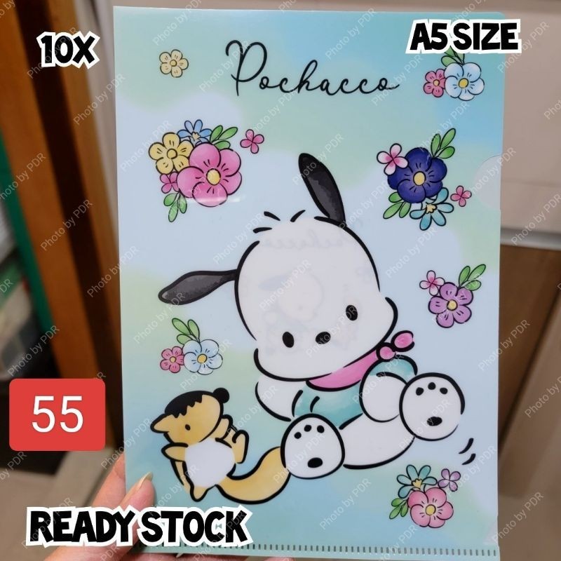 

Map Clear File Folder Dokumen A5 Sanrio Karakter Pochacco