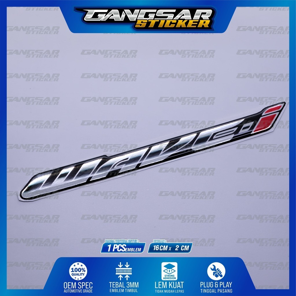 Emblem honda wave thailand / emblem timbul honda wave 110 / emblem titanium honda wave / emblem hond