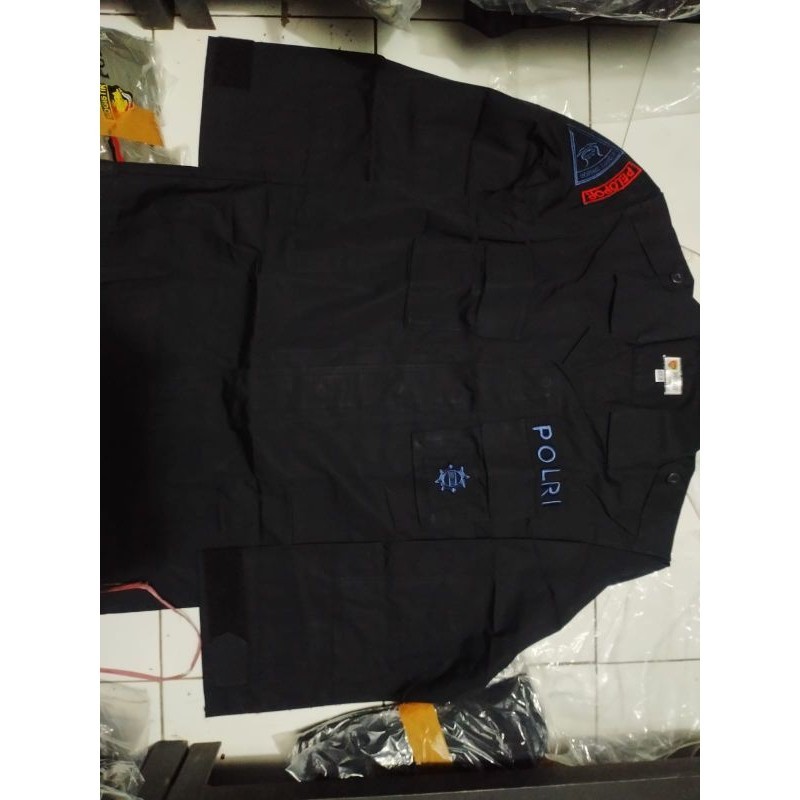[OUR BEST] SPECIAL PRICE Seragam PDL Hitam Jatah Polri Tactical Brimob