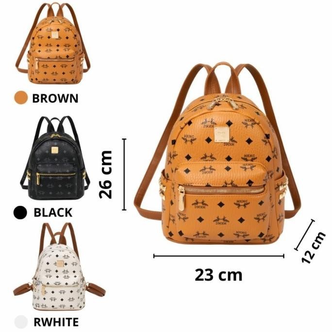 Mkmc Tas Ransel Wanita Import Backpack Tas Gendong Wanita Mini 621