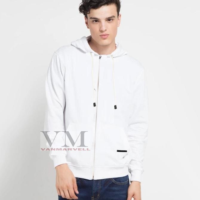 Vm Jaket Putih Polos Jaket Pria Putih Terbaik