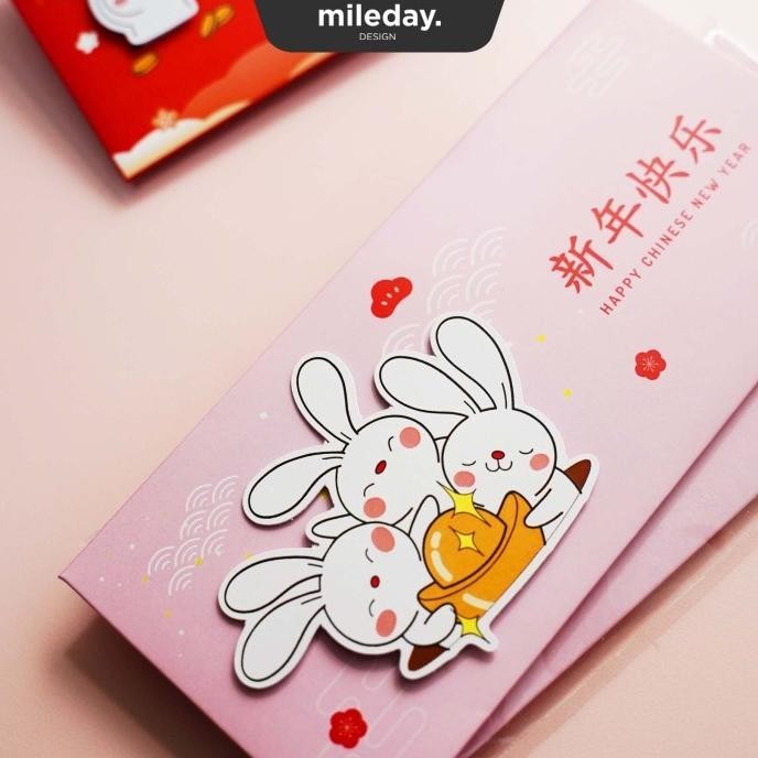 

Angpao Imlek 2023 Rabbit Pop Up Uang Tidak Dilipat Berkualitas