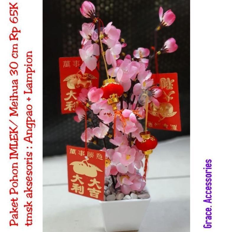 

UIP Pohon imlek meihua angpao 30 cm murah sakura