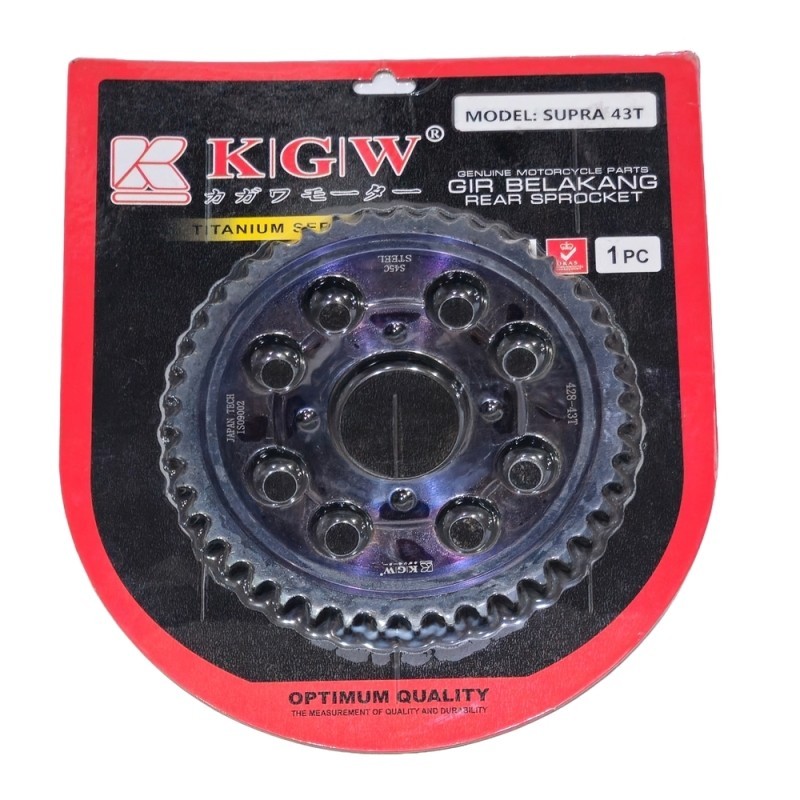 GEAR BELAKANG KGW SUPRA-43T