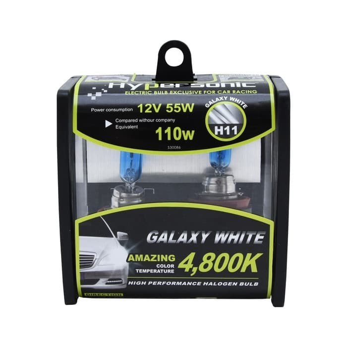 ✅New Hypersonic Lampu Led Mobil H11 55W Cool Daylight Limited
