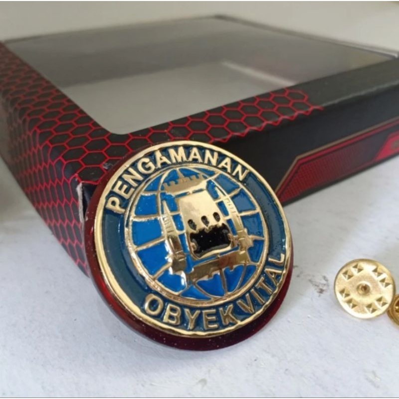 PIN EMBLEM P3NGAMANAN OBJEK VITAL EXLUSIVE BAC ATRIBUT ORIGINAL