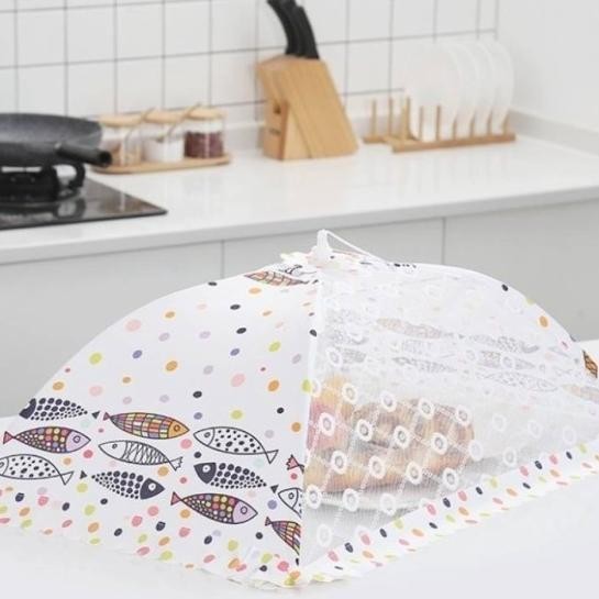 Tudung Saji Lipat Tudung Saji Payung Kualitas Premium Ukuran Besar