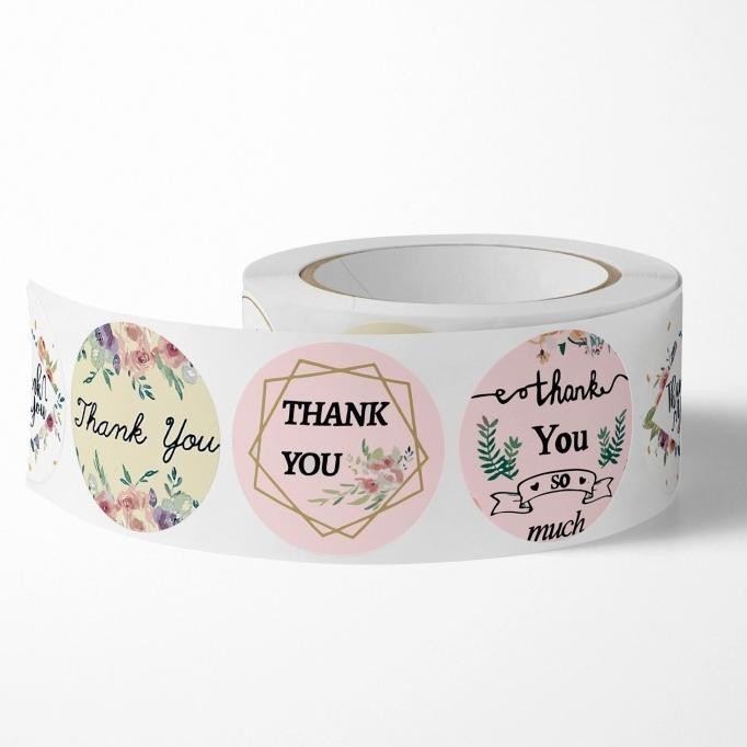 

DFG - Stiker Thank You isi 500 Cutting Sticker Murah Vinyl Anti Air Grosir TERLARIS