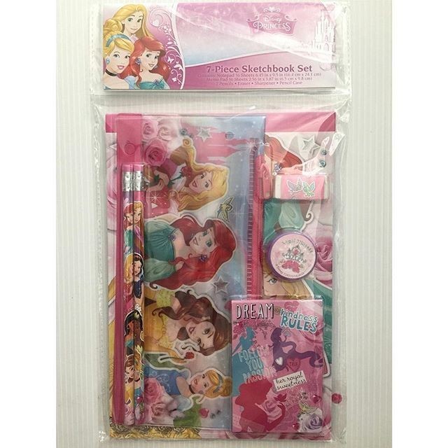 

[Baru] Princess Stationery 7 Pieces - Original - Disney Terbatas