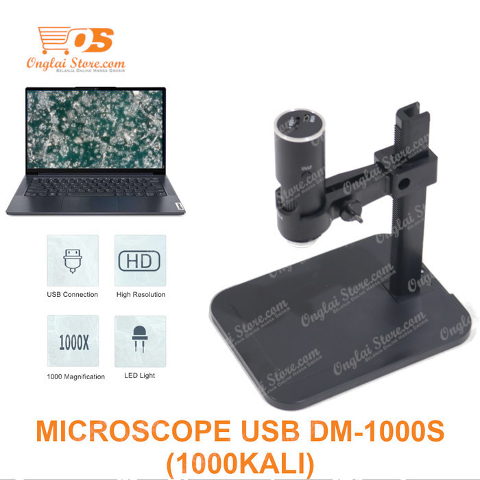 

[Baru] Microscope Mikroskop Usb Dm-1000S Digital Zoom Magnifier Monokuler Berkualitas