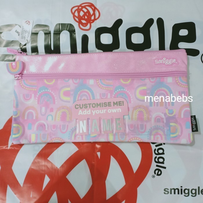

[Baru] Smiggle Pencil Case 330 Id Bright Pink Original Terbaru