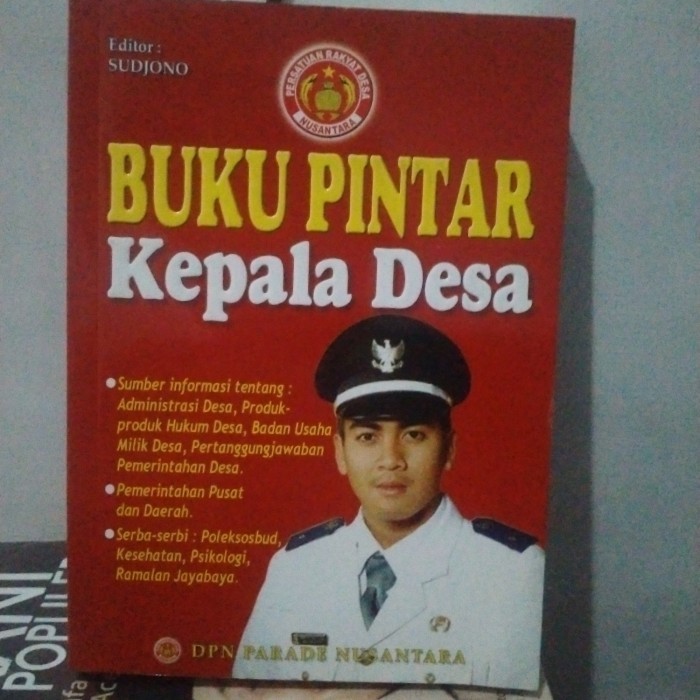 

[Baru] Buku Pintar Kepala Desa Original Berkualitas