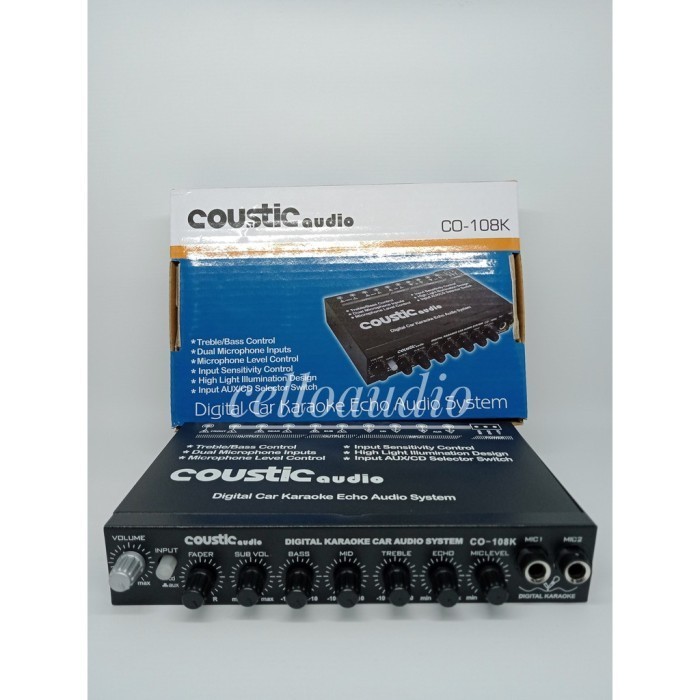

[Baru] Pre Amp Parametrik Coustic Co-108K Mobil Co 108K Diskon