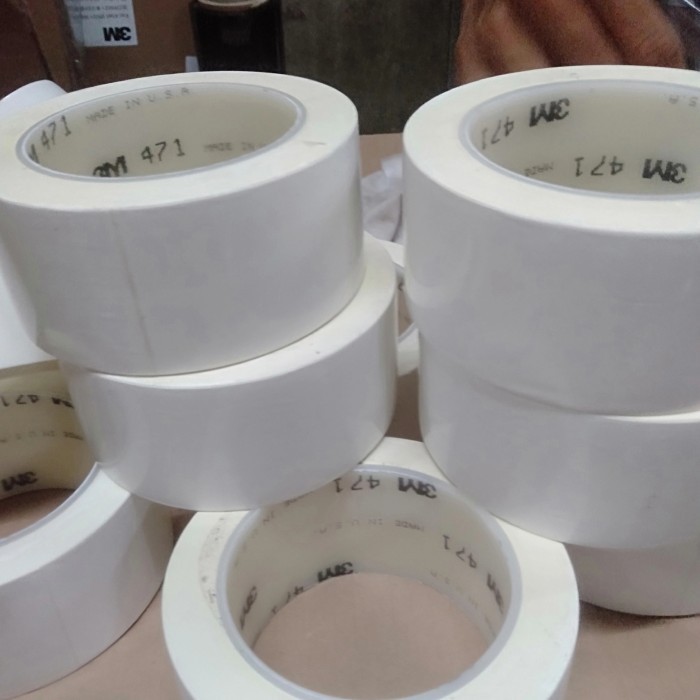 

[Baru] 3M Line Tape 471 White 2 Inch X 33 M Berkualitas