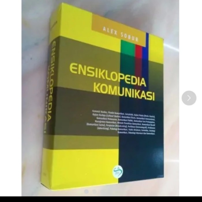 

[Baru] Buku Ensiklopedia Komunikasi Original Satu Set 3 Buku Diskon
