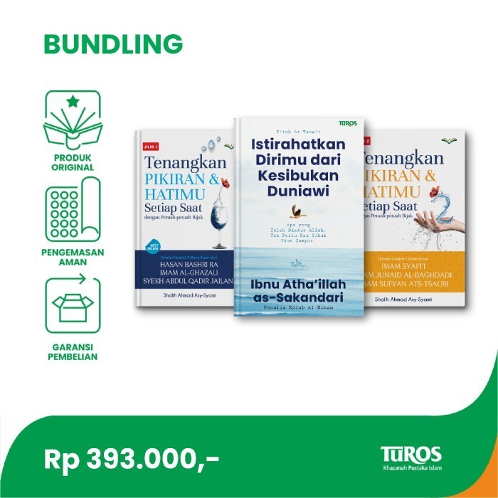 

[Baru] Paket 4 : Tenangkan Pikiran Dan Hatimu Jilid 1 2 At Tanwir Berkualitas