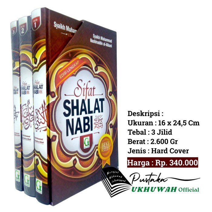 

[Baru] Sifat Shalat Nabi Edisi Lengkap 3 Jilid Hard Cover Limited