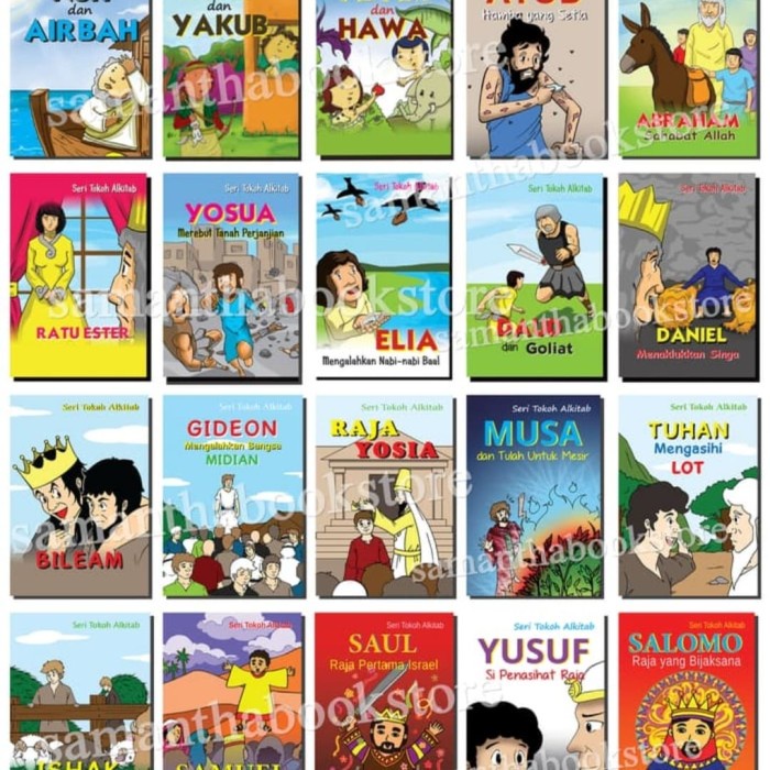 

[Baru] Paket Seri Tokoh Alkitab 20 Buku Berkualitas