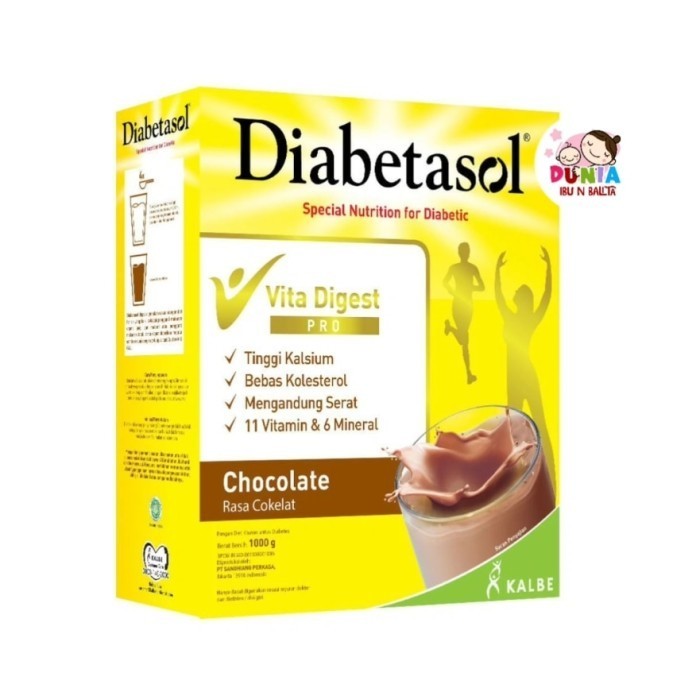 [COD] Diabetasol Coklat 1000 Gram / Diabetasol Coklat 1 Kg Limited