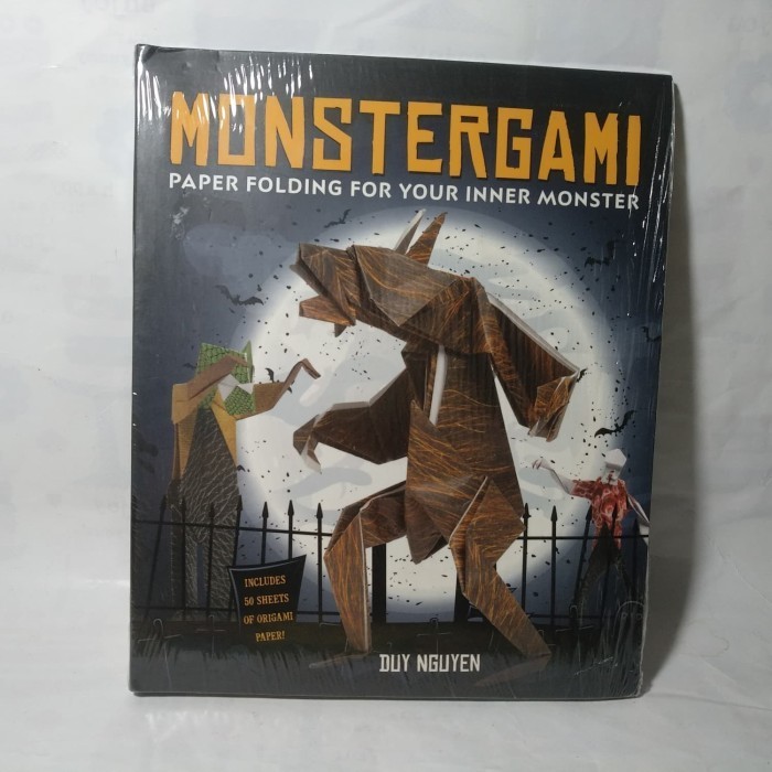 [COD] Buku Edukasi Origami Monstergami Seni Lipat Monster Kreatif Anak Rare Limited