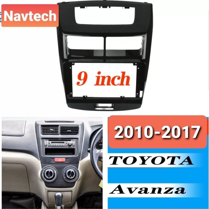 [Original] Frame Avanza Head Unit Android 9 Inch/ Frame Toyota Avanza 9 Inch Limited