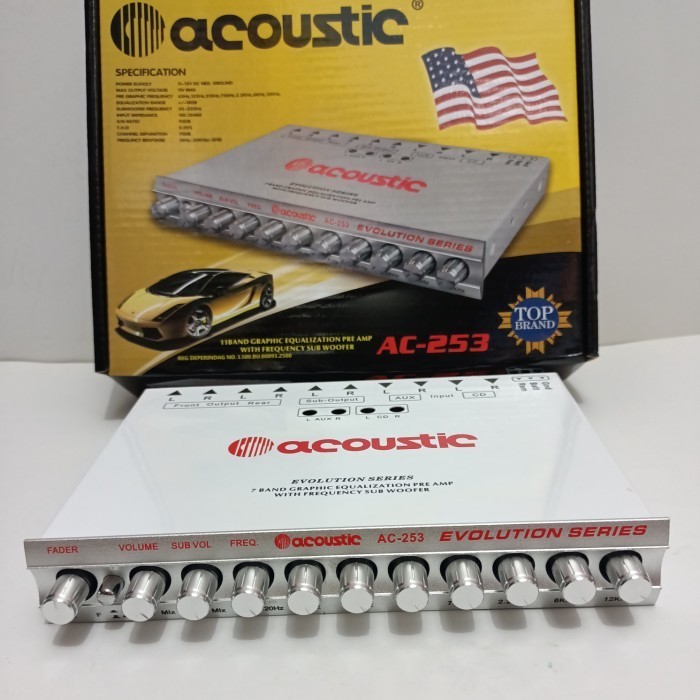 ✅Baru Parametric/Priem Acoustic Ac-253 Diskon